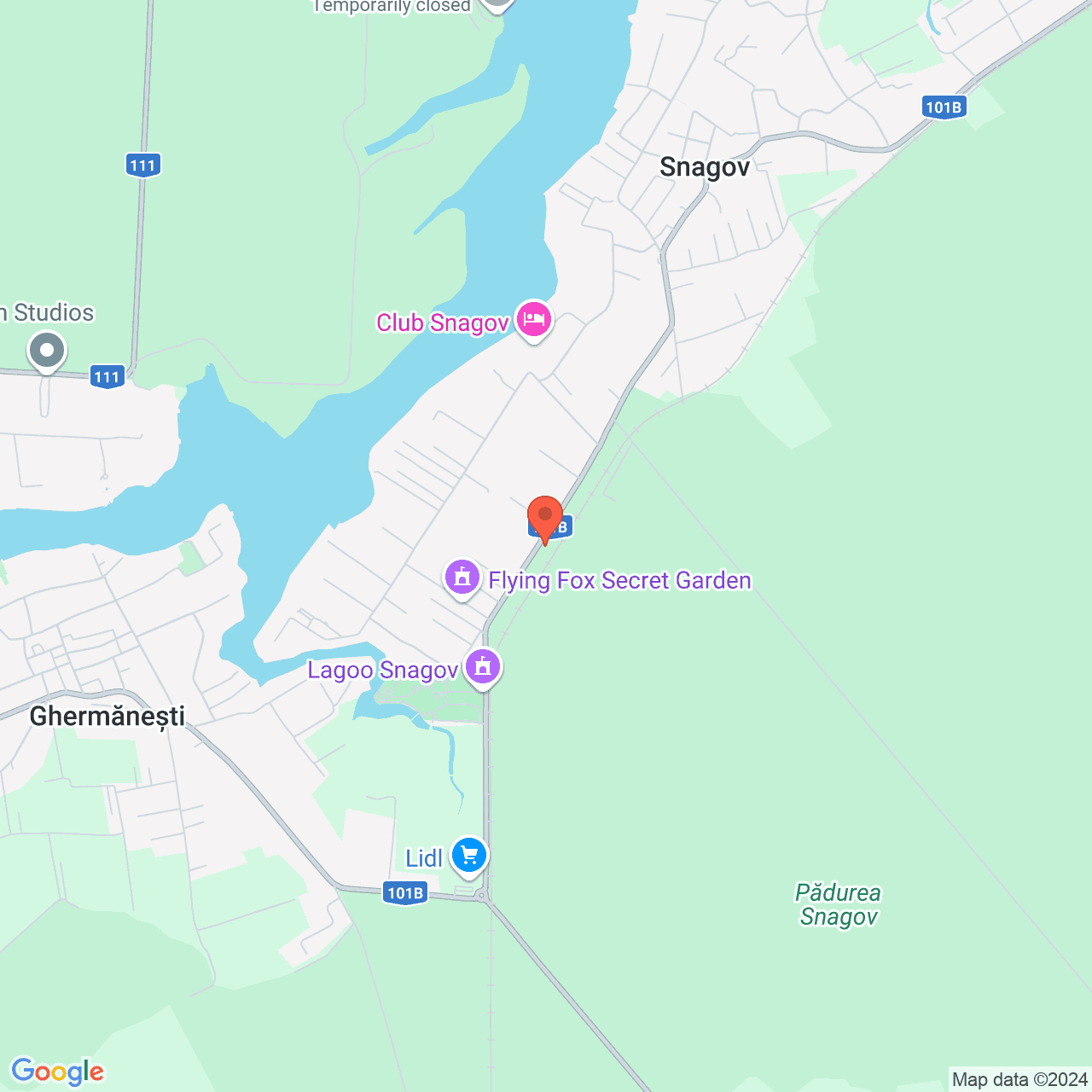 Poza harta streetview, zoom 14, adresa Snagov Ilfov, , judetul