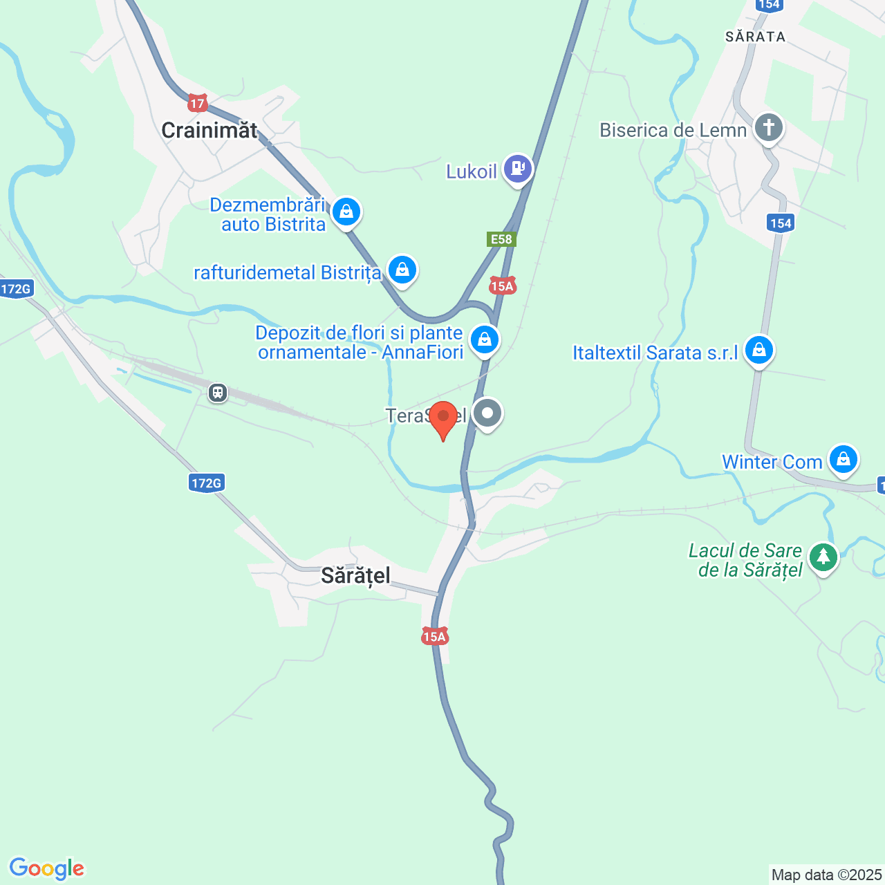 Poza harta streetview, zoom 14, adresa Sieu Magherus Bistrita - Nasaud, , judetul