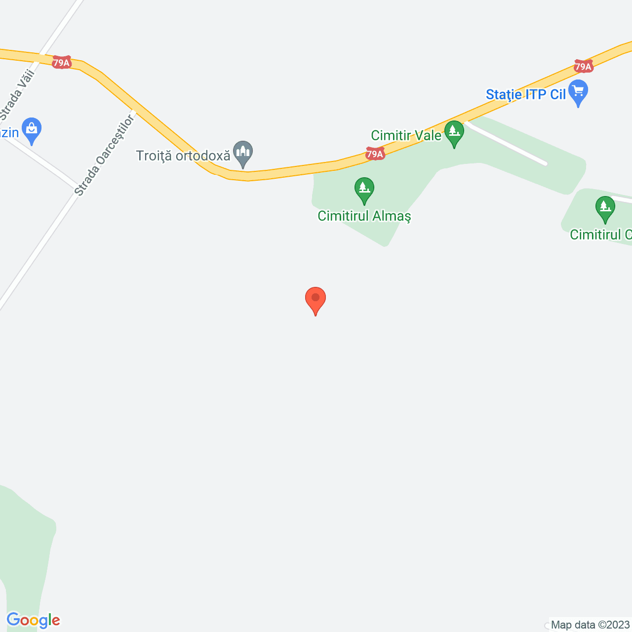 Poza harta streetview, zoom 16, adresa Almas, , judetul