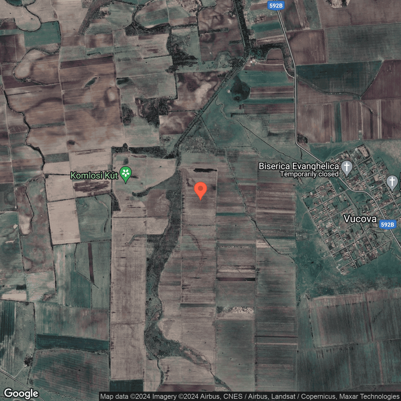 Poza harta hybrid, zoom 14, adresa Cheveresu Mare, jud. Timis, , judetul