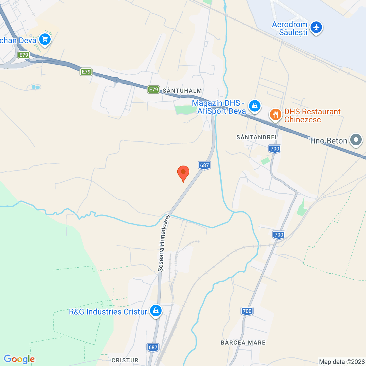 Poza harta streetview, zoom 14, adresa Deva judet Hundoara, , judetul