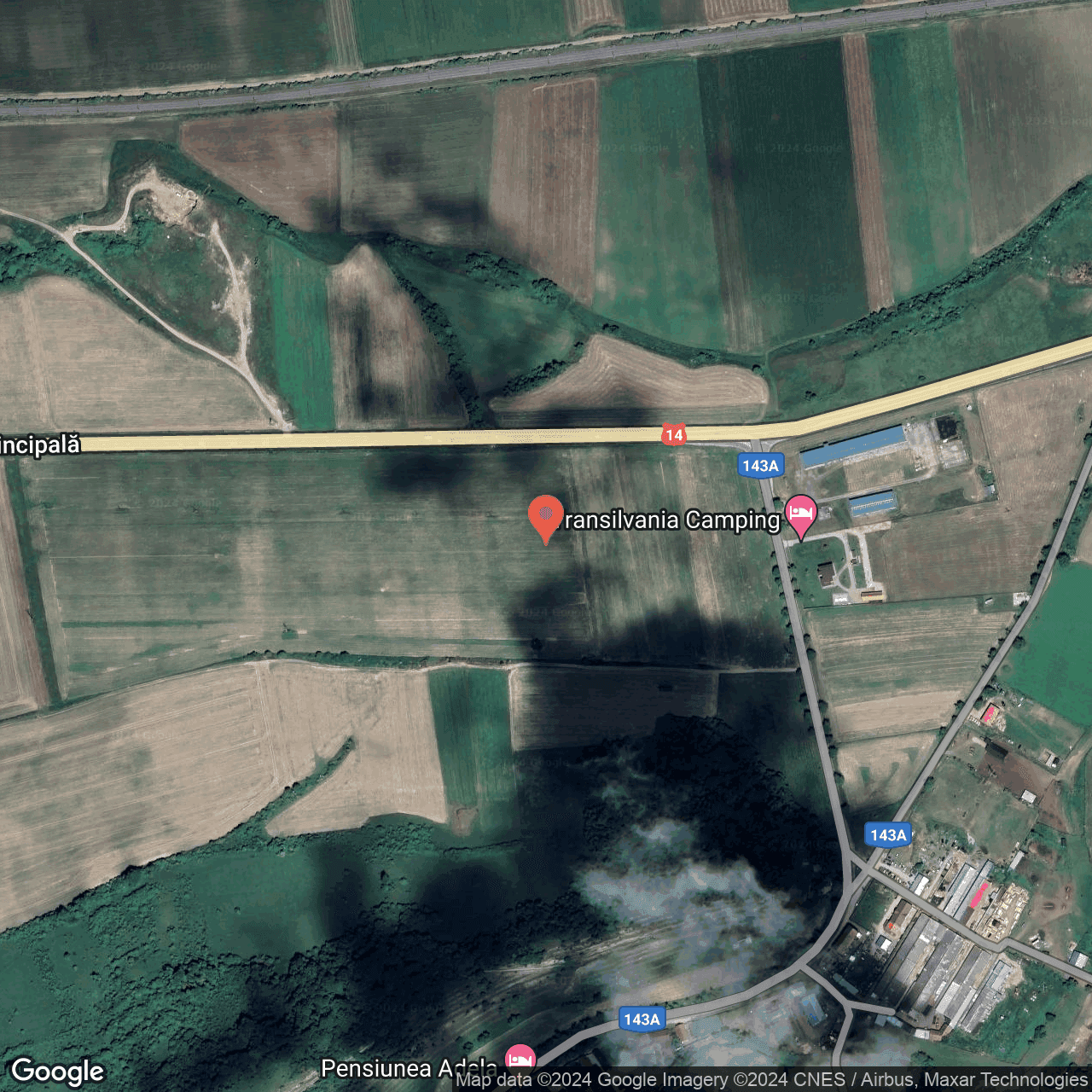 Poza harta hybrid, zoom 16, adresa Laslea Sibiu, , judetul