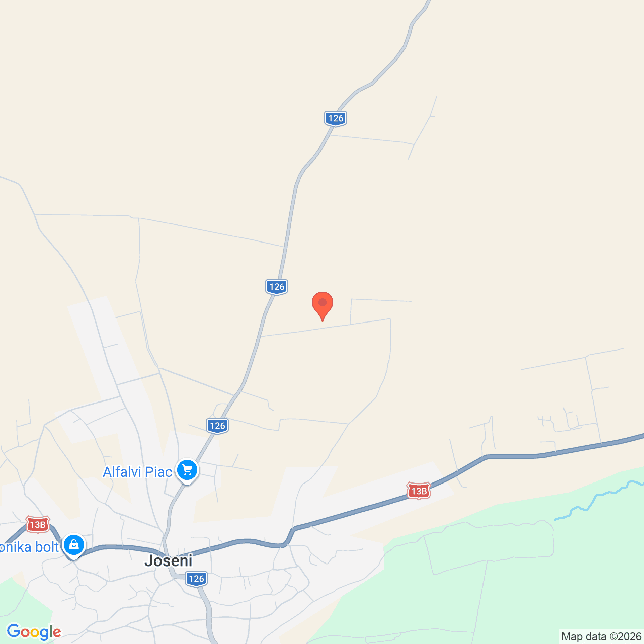 Poza harta streetview, zoom 14, adresa Joseni, , judetul
