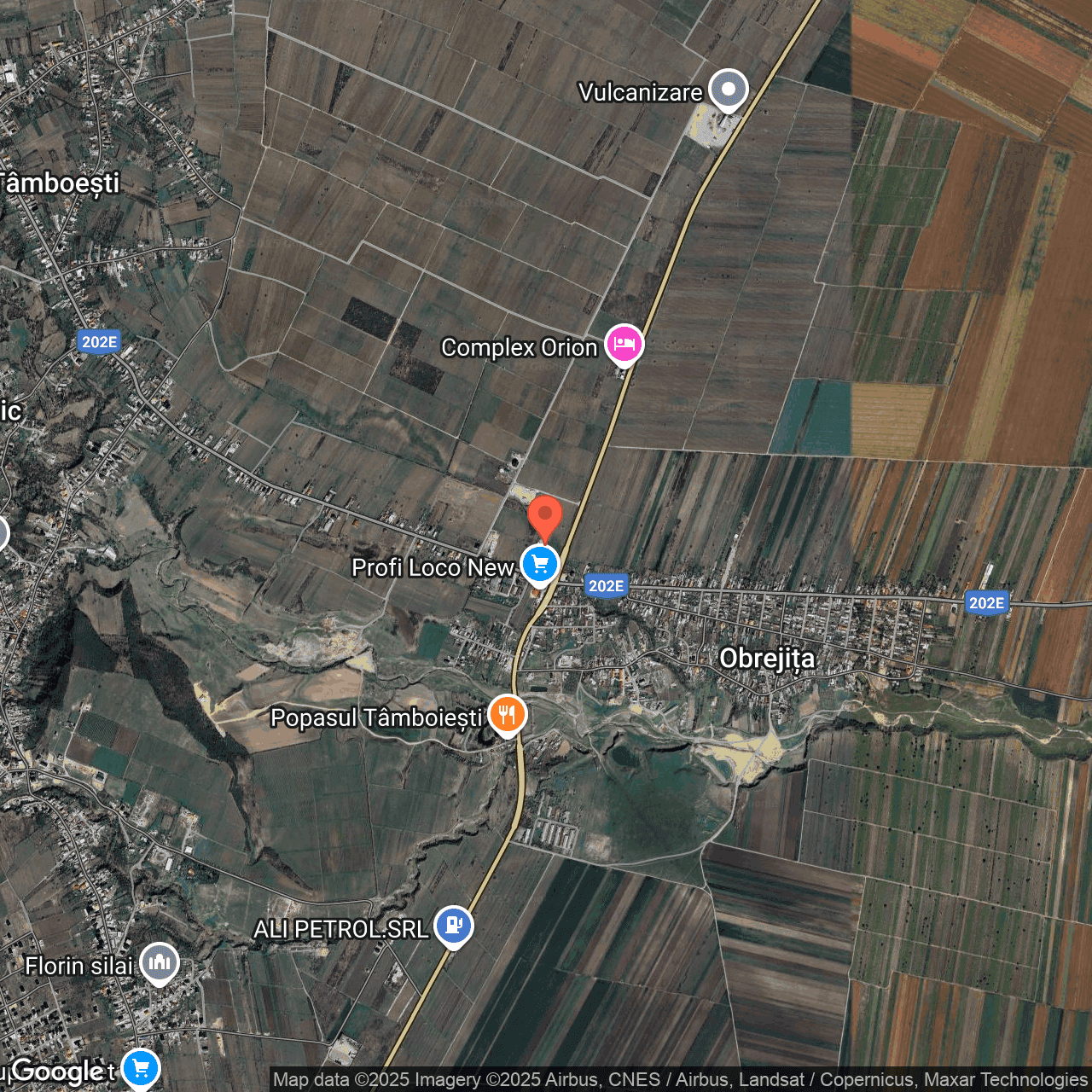 Poza harta hybrid, zoom 14, adresa Tamboesti Vrancea, , judetul