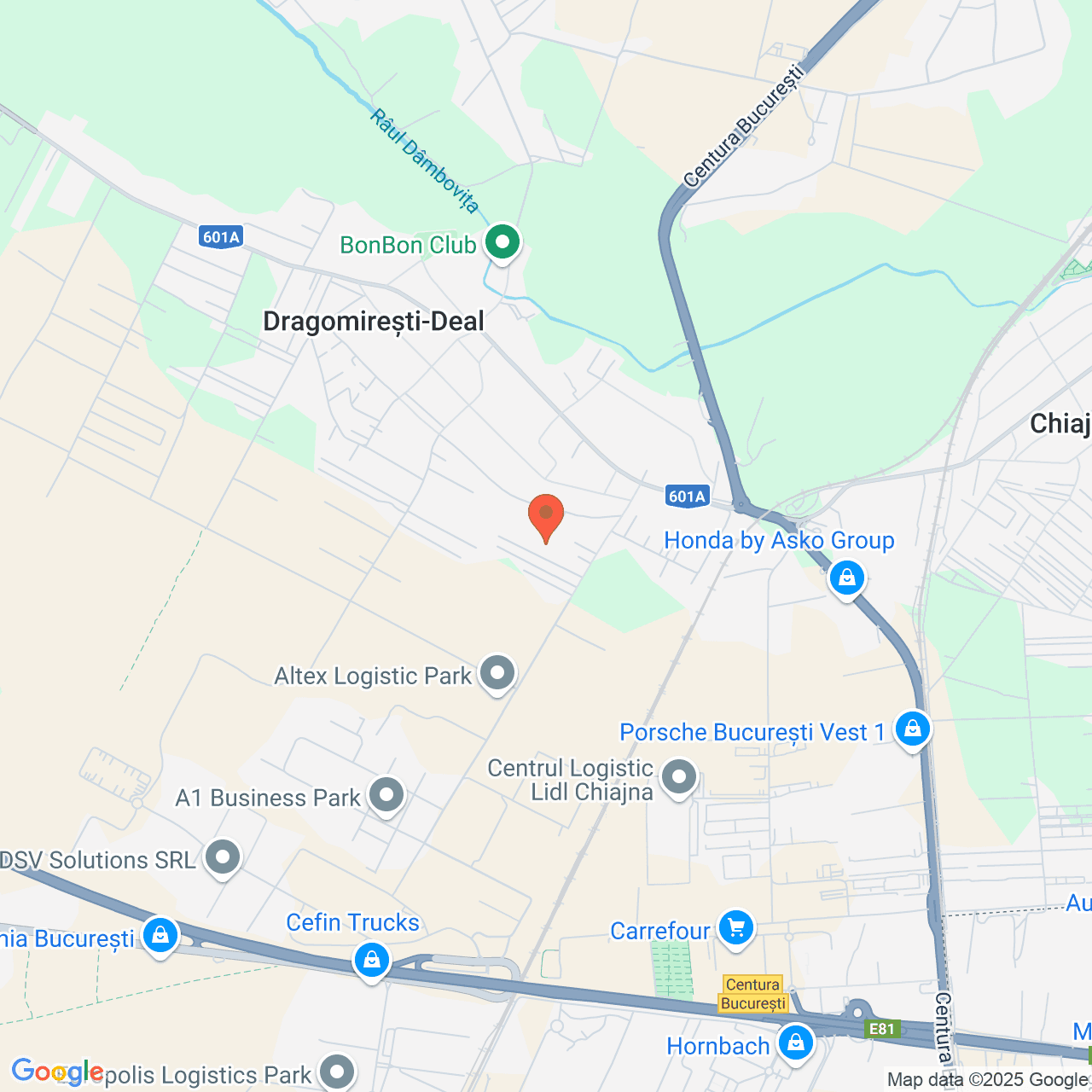 Poza harta streetview, zoom 14, adresa Dragomiresti Vale Ilfov, , judetul