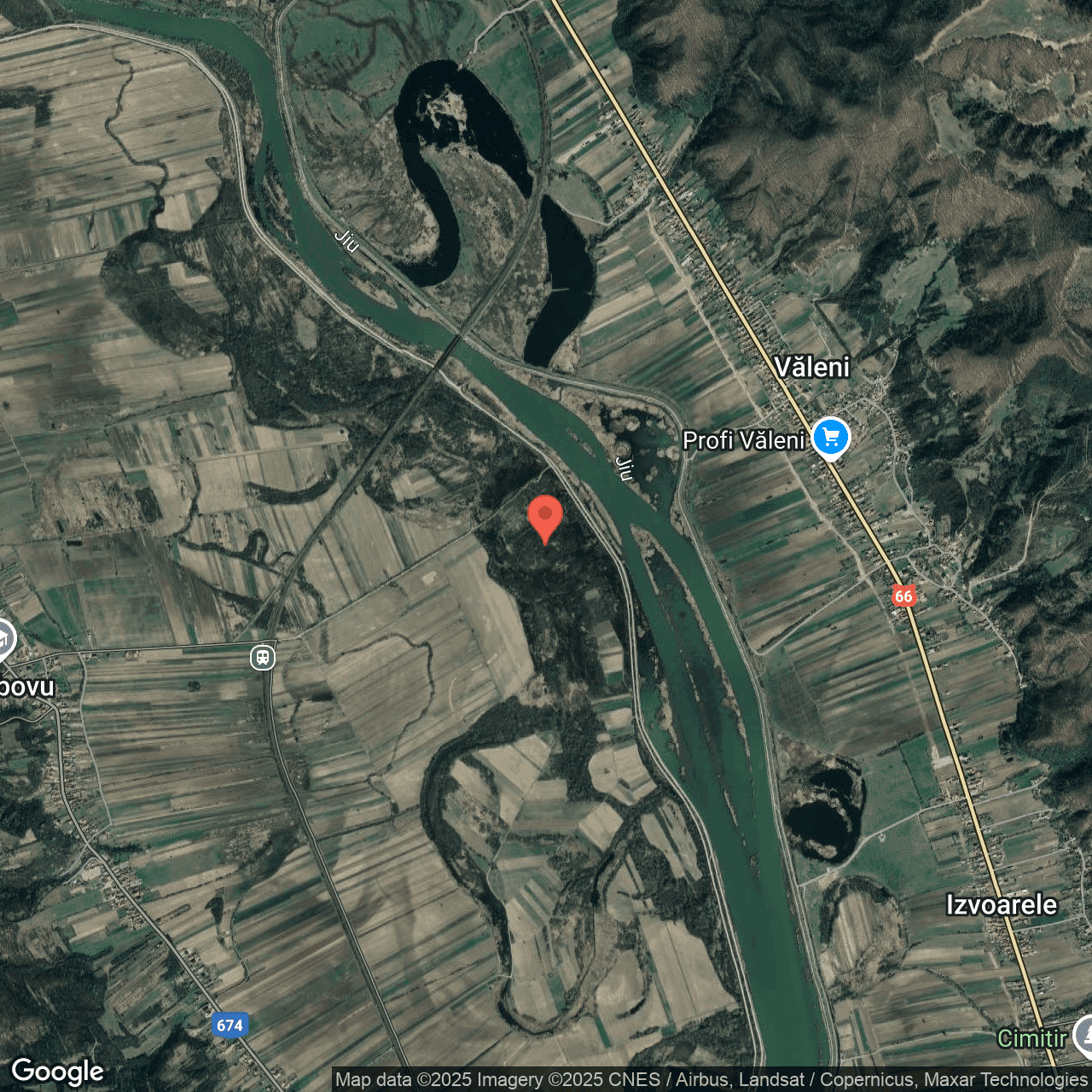 Poza harta hybrid, zoom 14, adresa Plopsoru Gorj, , judetul