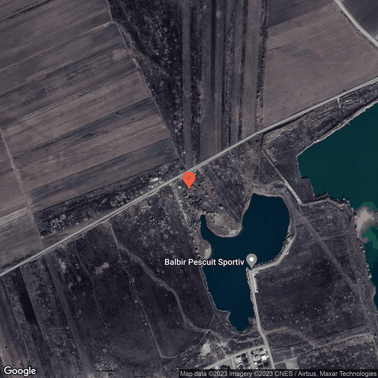 Poza harta hybrid, zoom 16, adresa Potlogi, , judetul