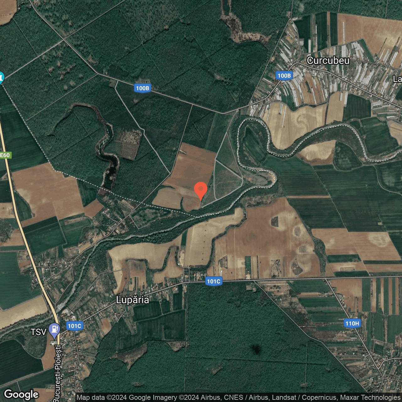 Poza harta hybrid, zoom 14, adresa Balta Doamnei Prahova, , judetul