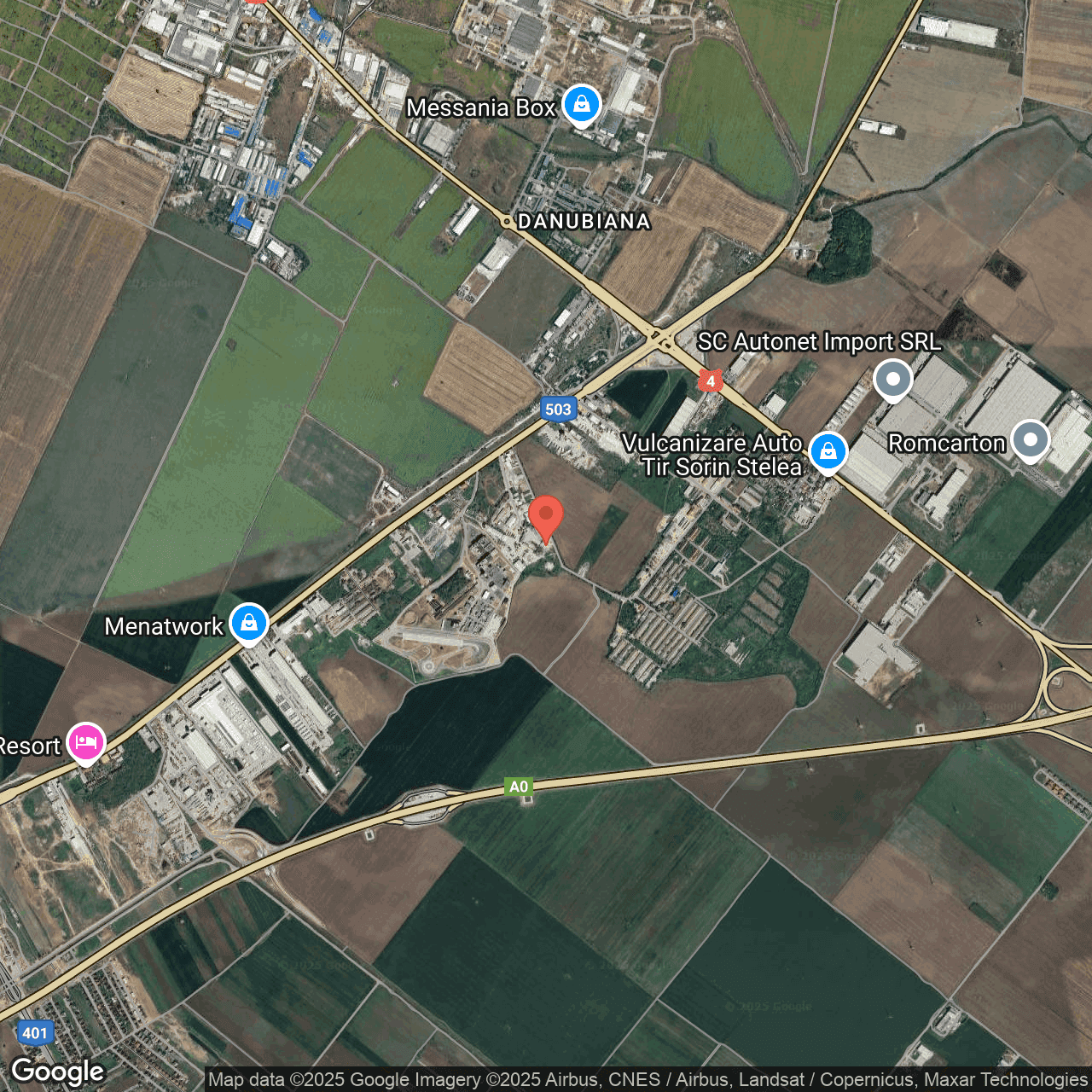 Poza harta hybrid, zoom 14, adresa Popești Leordeni, Șos. de Centură nr. 77D, , judetul