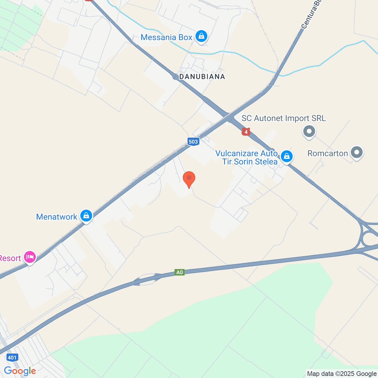 Poza harta streetview, zoom 14, adresa Popești Leordeni, Șos. de Centură nr. 77D, , judetul