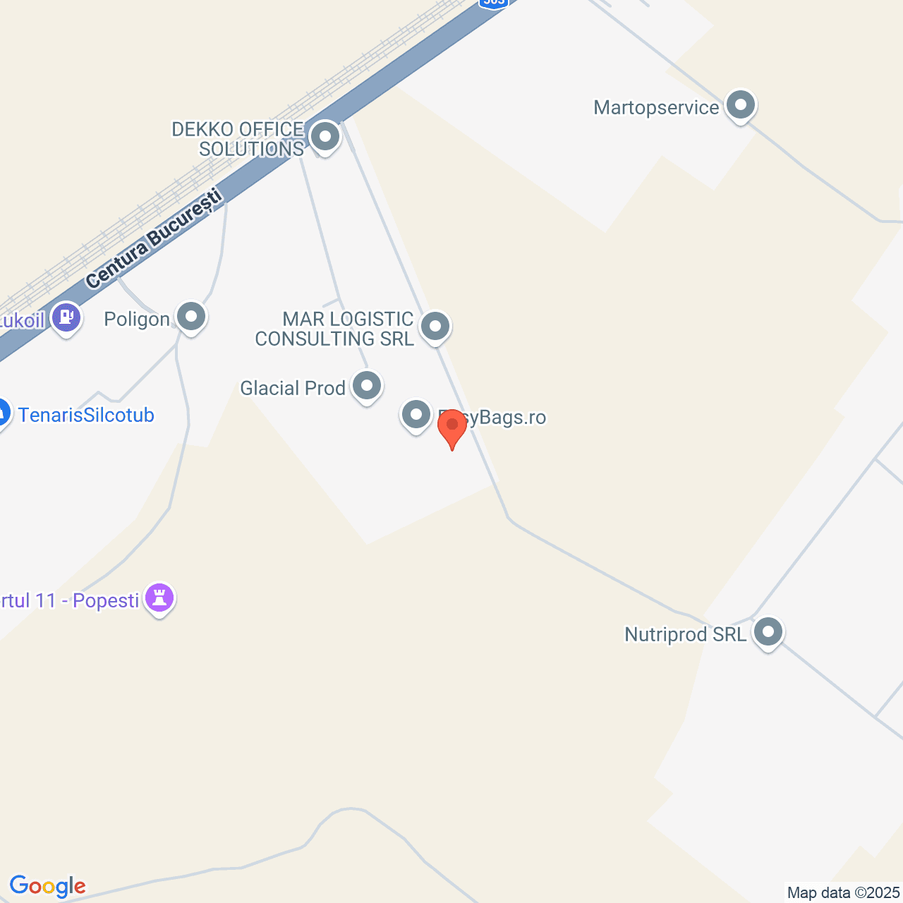 Poza harta streetview, zoom 16, adresa Popești Leordeni, Șos. de Centură nr. 77D, , judetul