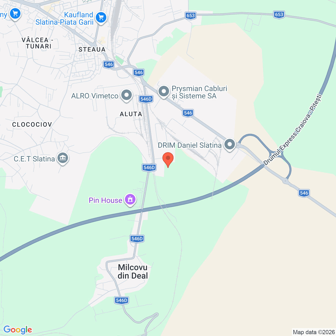 Poza harta streetview, zoom 14, adresa Slatina, , judetul