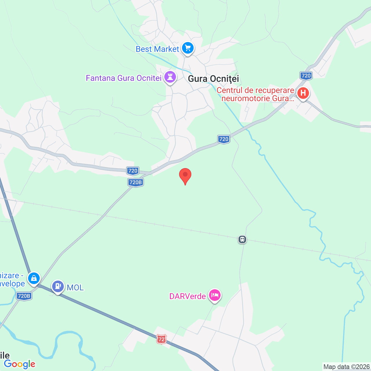 Poza harta streetview, zoom 14, adresa Gura Ocnitei Dambovita, , judetul