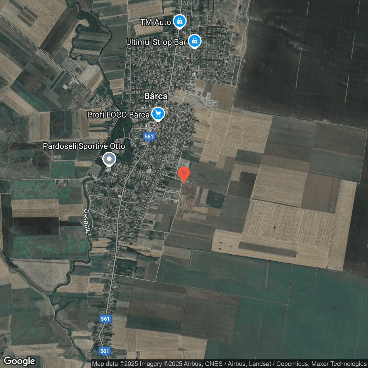 Poza harta hybrid, zoom 14, adresa Barca Dolj, , judetul