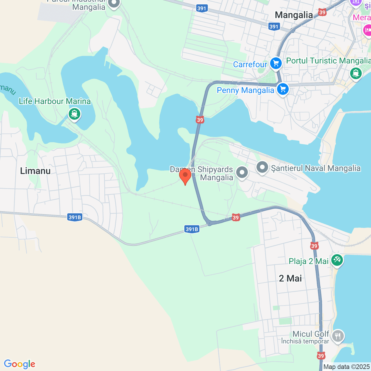 Poza harta streetview, zoom 14, adresa Limanu Constanta, , judetul