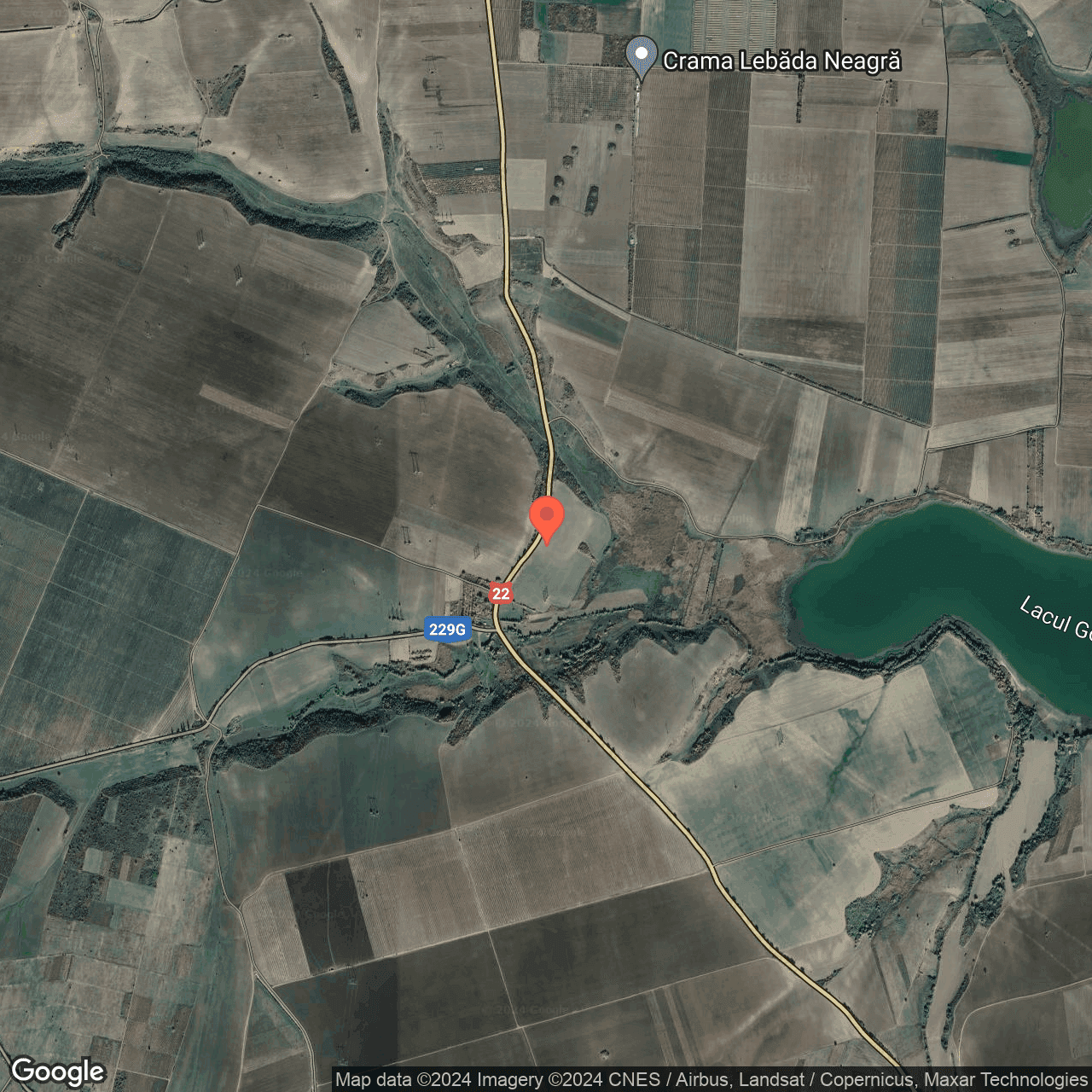 Poza harta hybrid, zoom 14, adresa Isaccea, , judetul