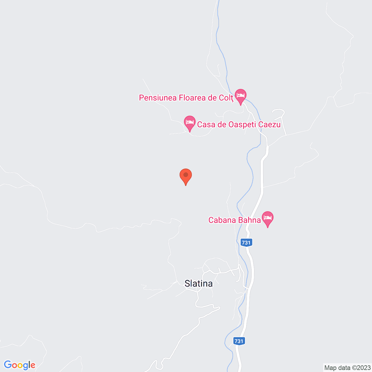 Poza harta streetview, zoom 14, adresa Slatina Nucsoara, , judetul