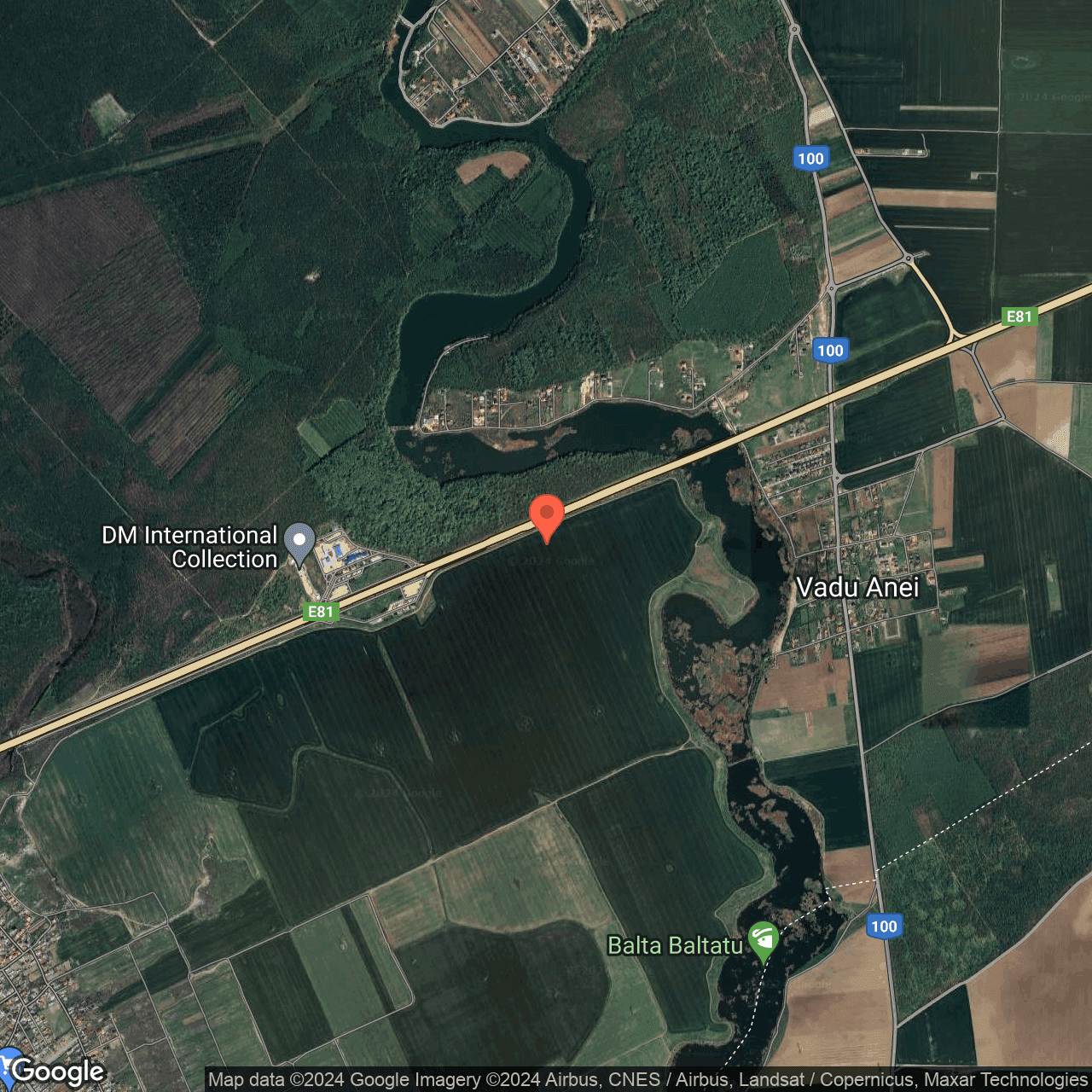 Poza harta hybrid, zoom 14, adresa Cernica, , judetul