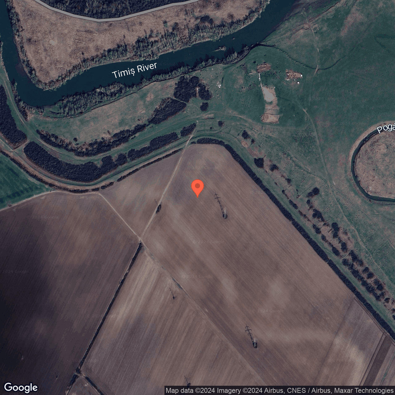Poza harta hybrid, zoom 16, adresa Sacosu Turcesc, jud. Timis, , judetul