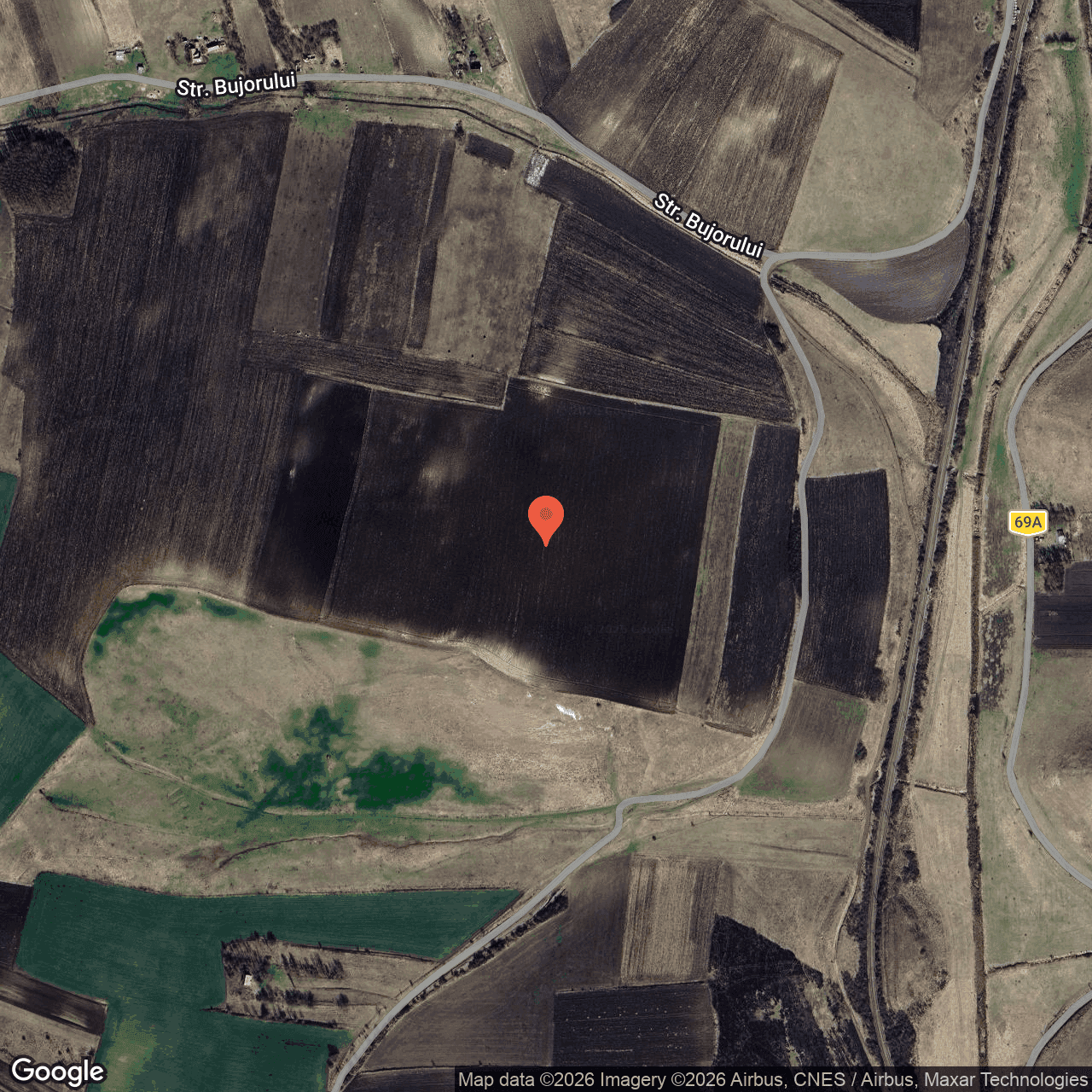 Poza harta hybrid, zoom 16, adresa Ploscos Cluj, , judetul