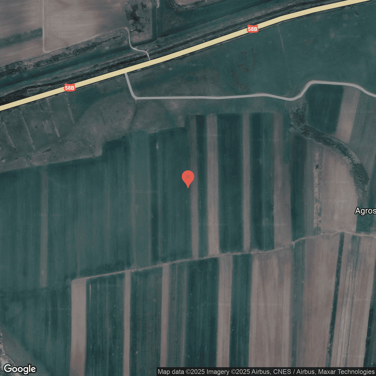 Poza harta hybrid, zoom 16, adresa Berzovia Caras Severin, , judetul