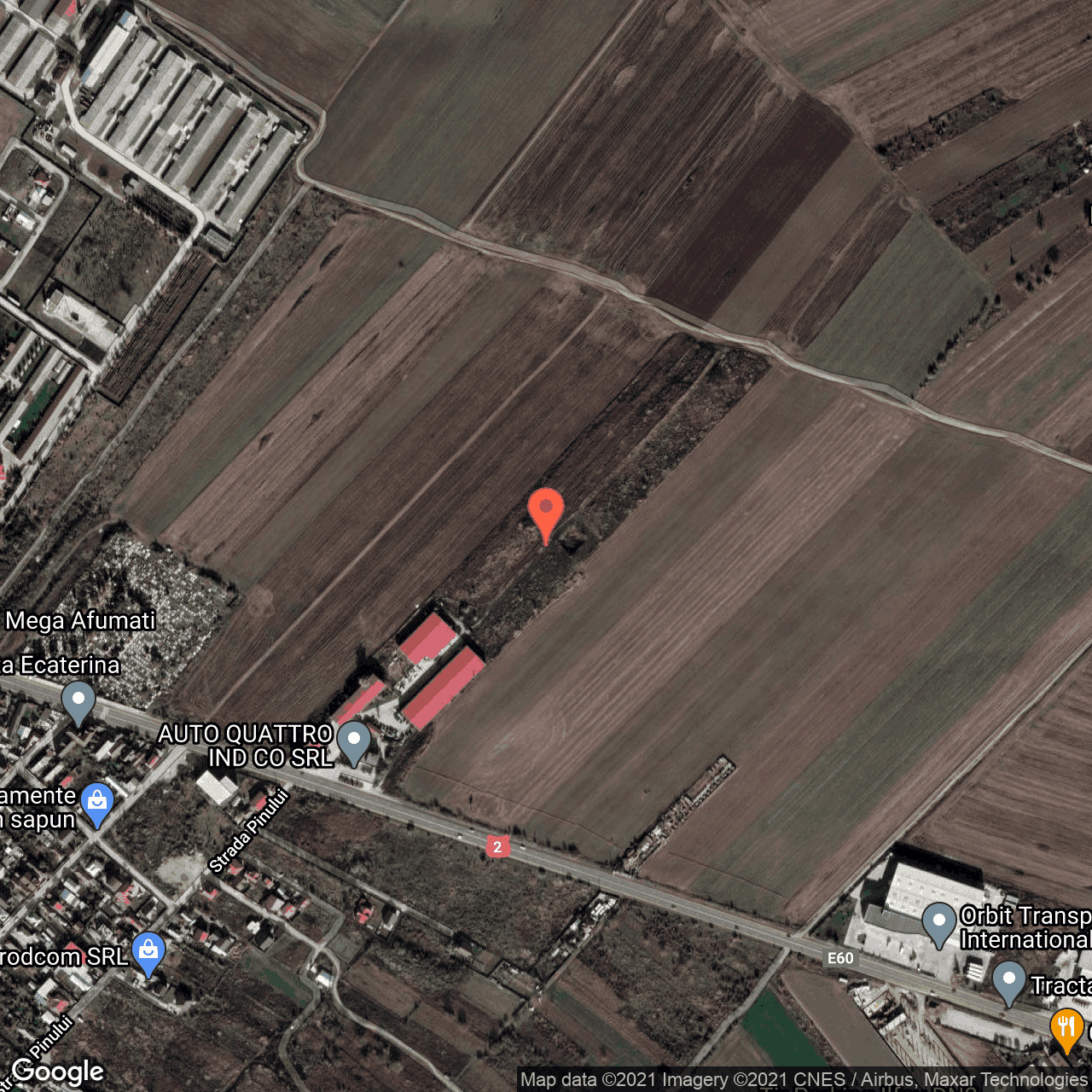 Poza harta hybrid, zoom 16, adresa Bucuresti-Urziceni 249, Afumati, judetul Bucuresti Ilfov