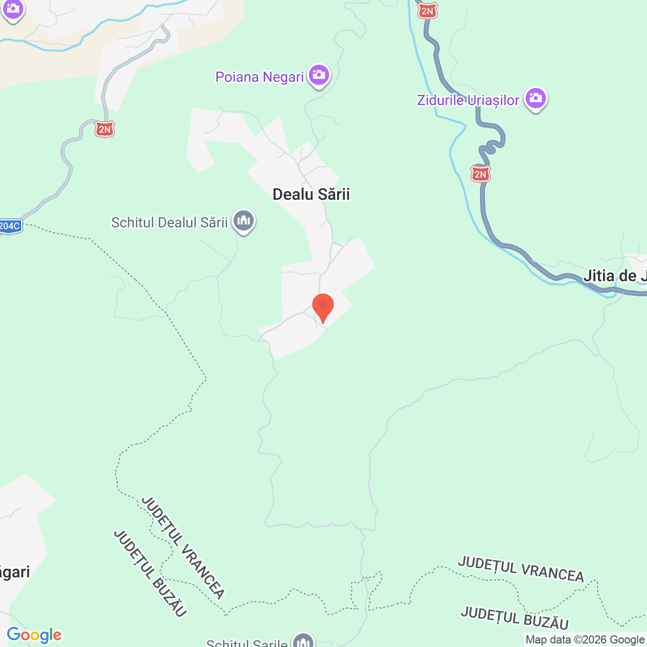 Poza harta streetview, zoom 14, adresa Jitia, sat Dealul Sarii, Județul Vrancea, , judetul