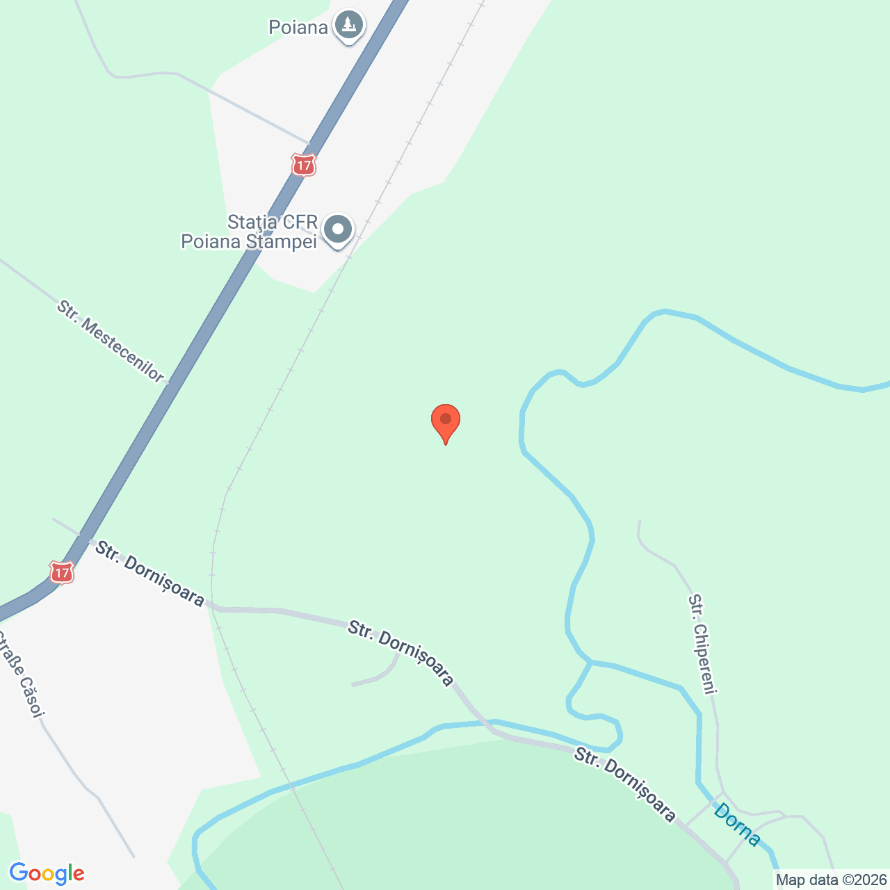 Poza harta streetview, zoom 16, adresa Poiana Stampei Suceava, , judetul