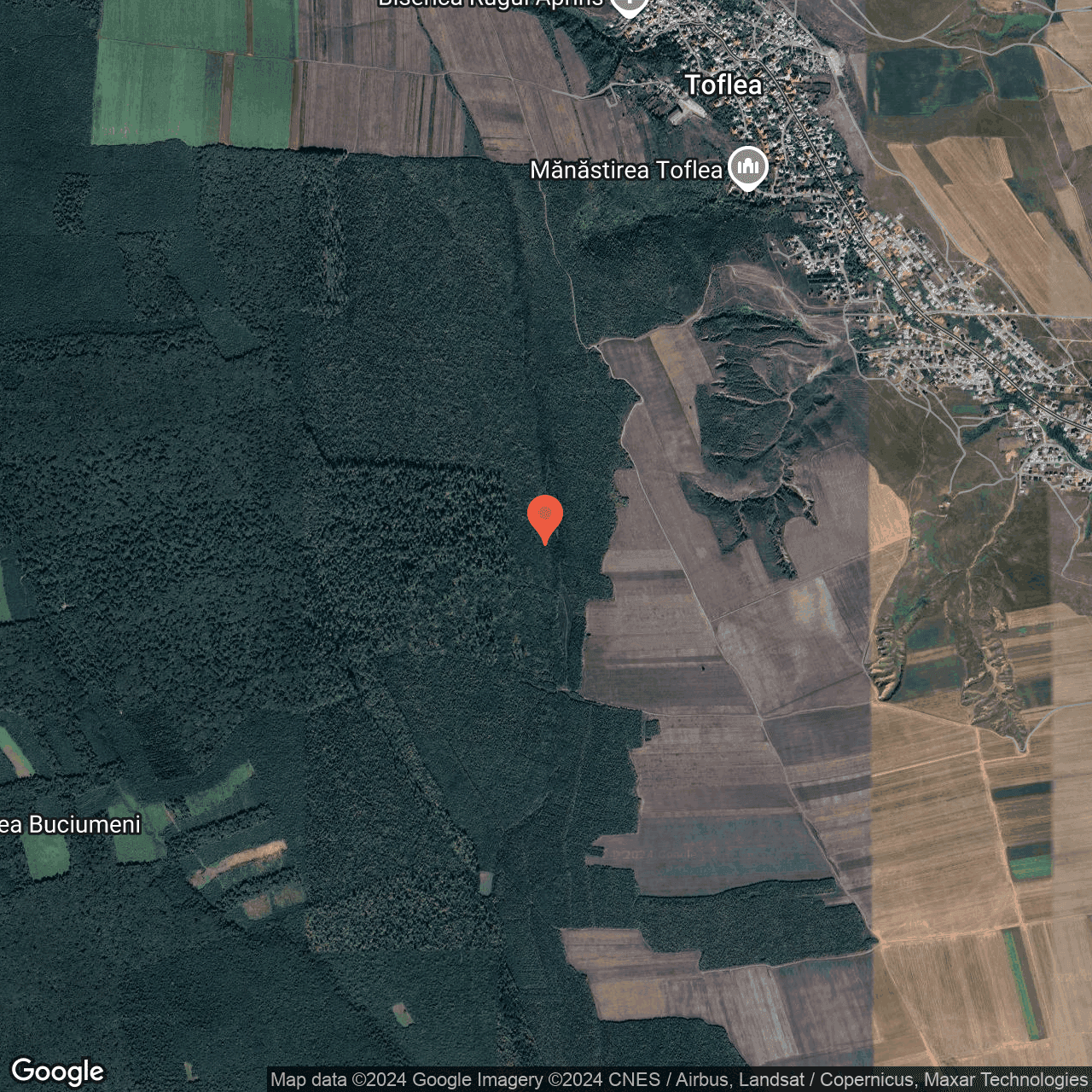 Poza harta hybrid, zoom 14, adresa Brahasesti, jud.Galati, , judetul