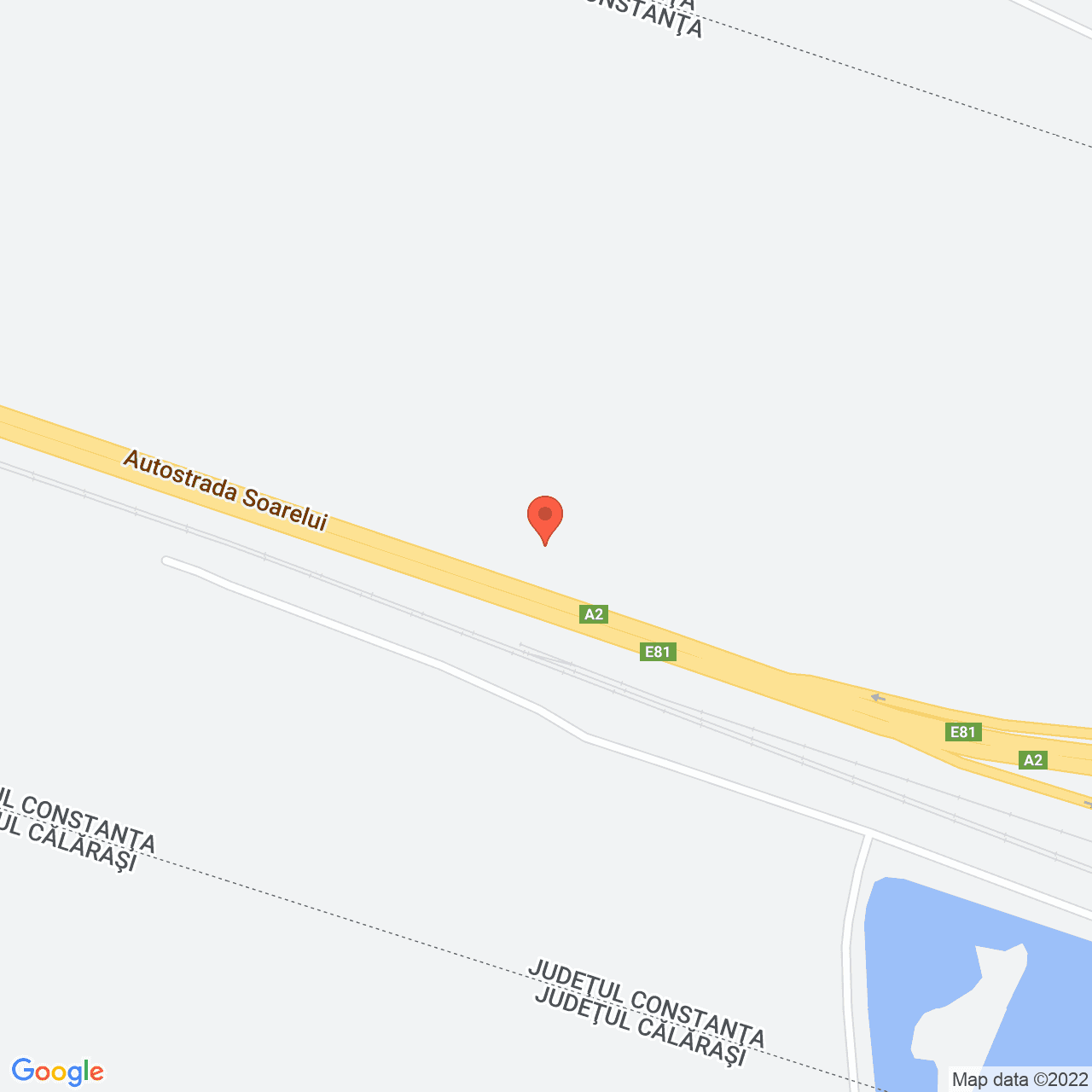 Poza harta streetview, zoom 16, adresa Autostrada A2, Stelnica, judetul Ialomita