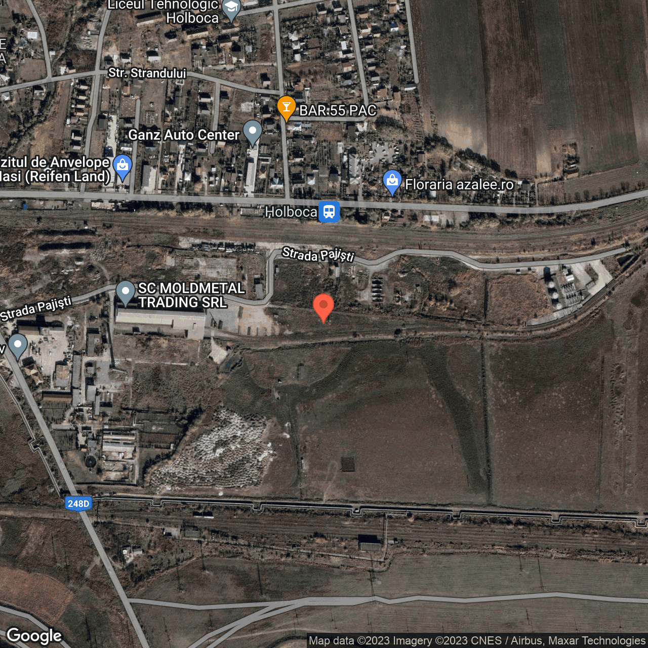 Poza harta hybrid, zoom 16, adresa Holboca, , judetul