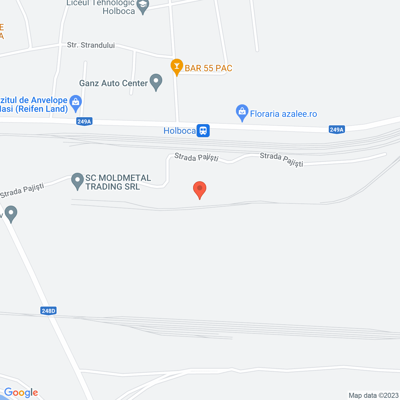 Poza harta streetview, zoom 16, adresa Holboca, , judetul