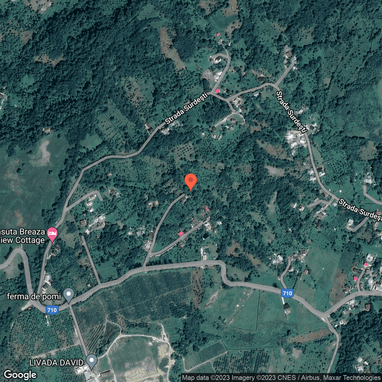 Poza harta hybrid, zoom 16, adresa Breaza, , judetul