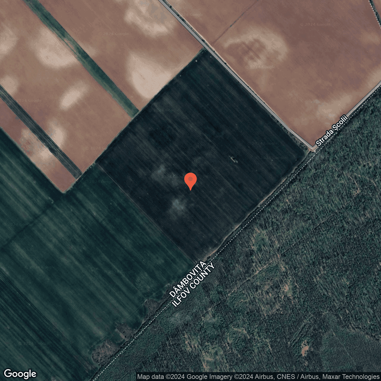 Poza harta hybrid, zoom 16, adresa Crevedia, , judetul