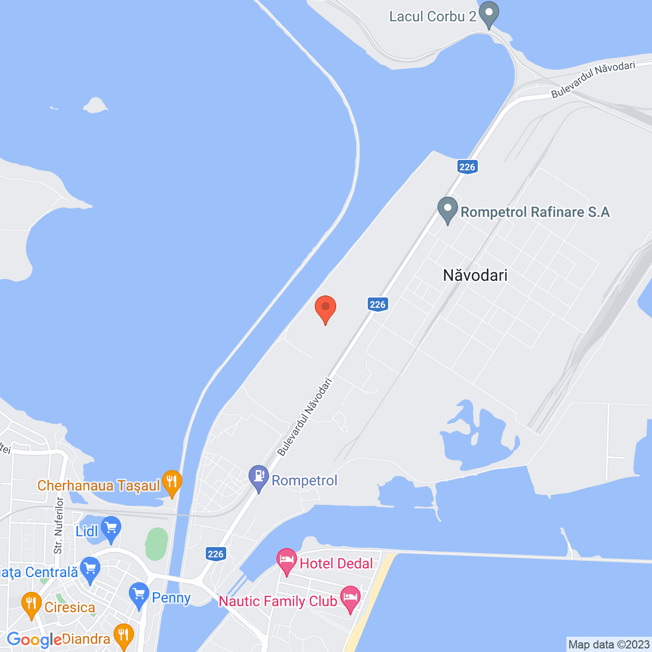 Poza harta streetview, zoom 14, adresa Navodari, , judetul