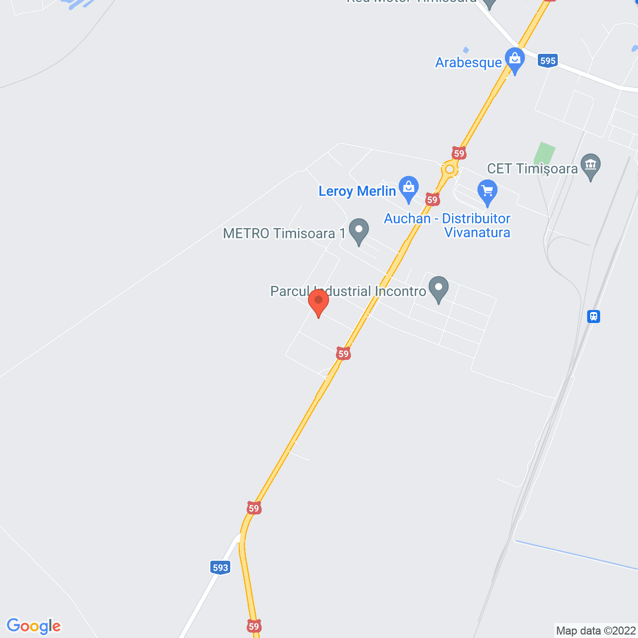 Poza harta streetview, zoom 14, adresa Borsec 4A, Timisoara, judetul Timis