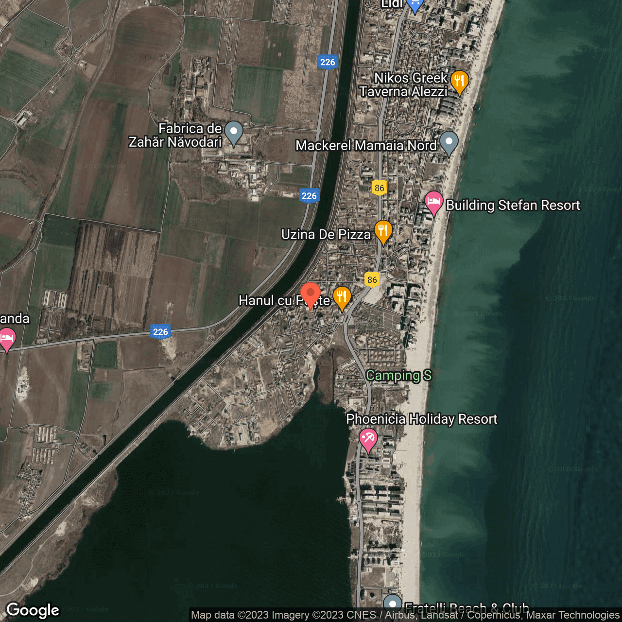 Poza harta hybrid, zoom 14, adresa M10 Navodari, , judetul