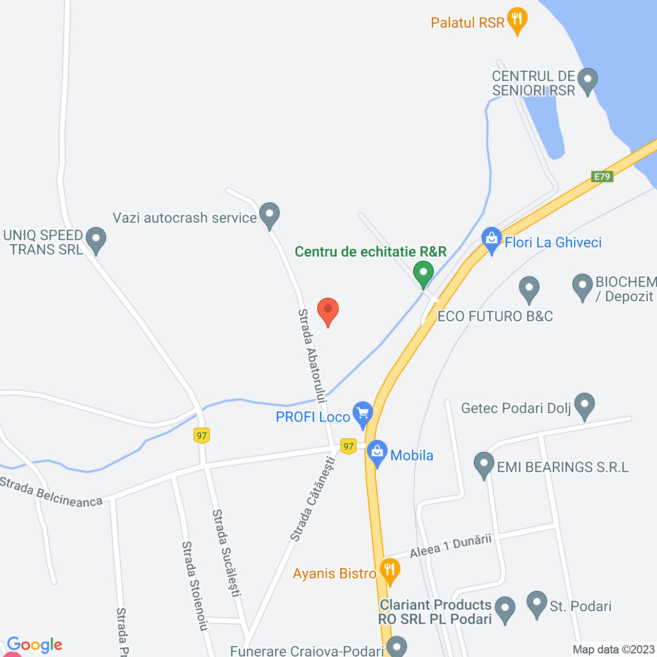 Poza harta streetview, zoom 16, adresa Podari, , judetul