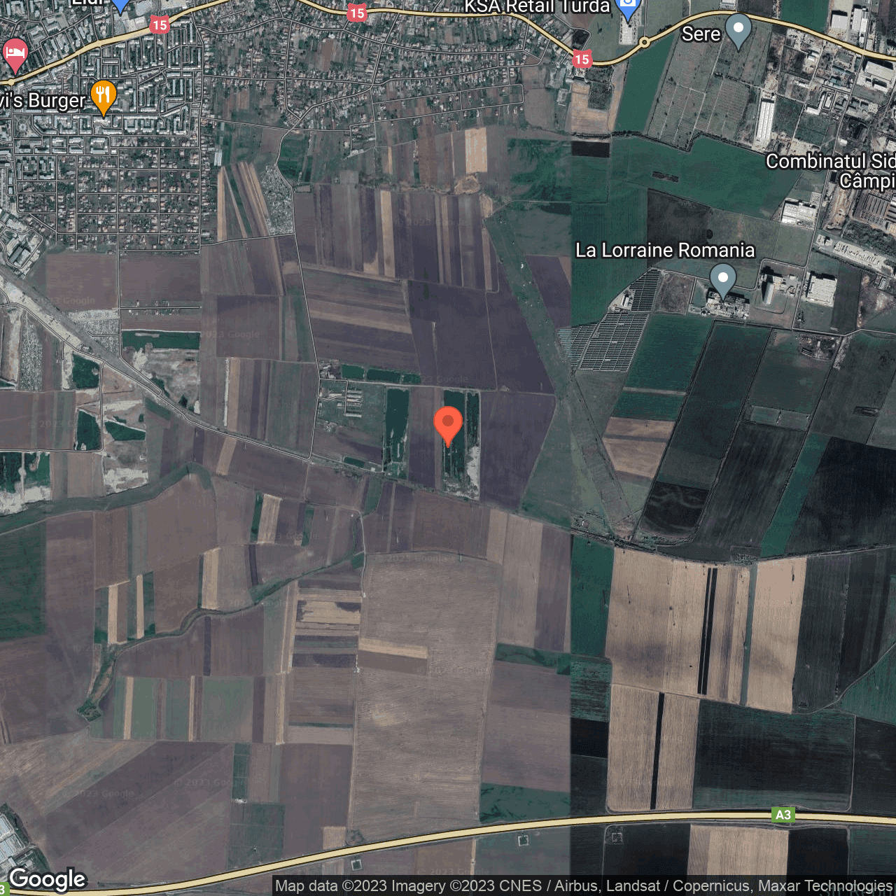 Poza harta hybrid, zoom 14, adresa Turda, str. Plaiului, FN, , judetul