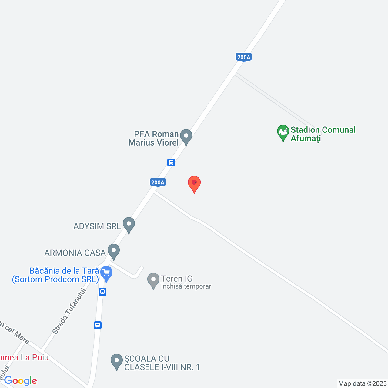 Poza harta streetview, zoom 16, adresa Afumati , , judetul