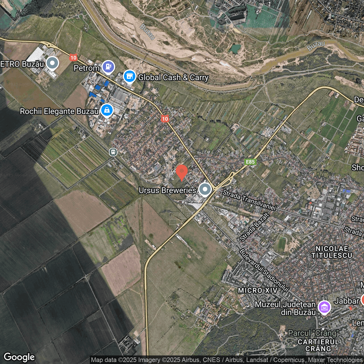Poza harta hybrid, zoom 14, adresa Buzău, Str. Înfrățirii, Nr. 14, Jud. Buzău, , judetul
