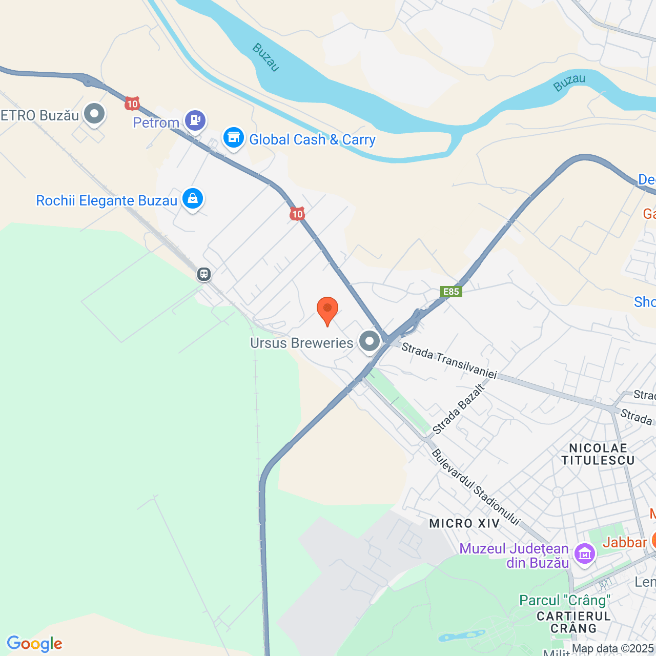 Poza harta streetview, zoom 14, adresa Buzău, Str. Înfrățirii, Nr. 14, Jud. Buzău, , judetul