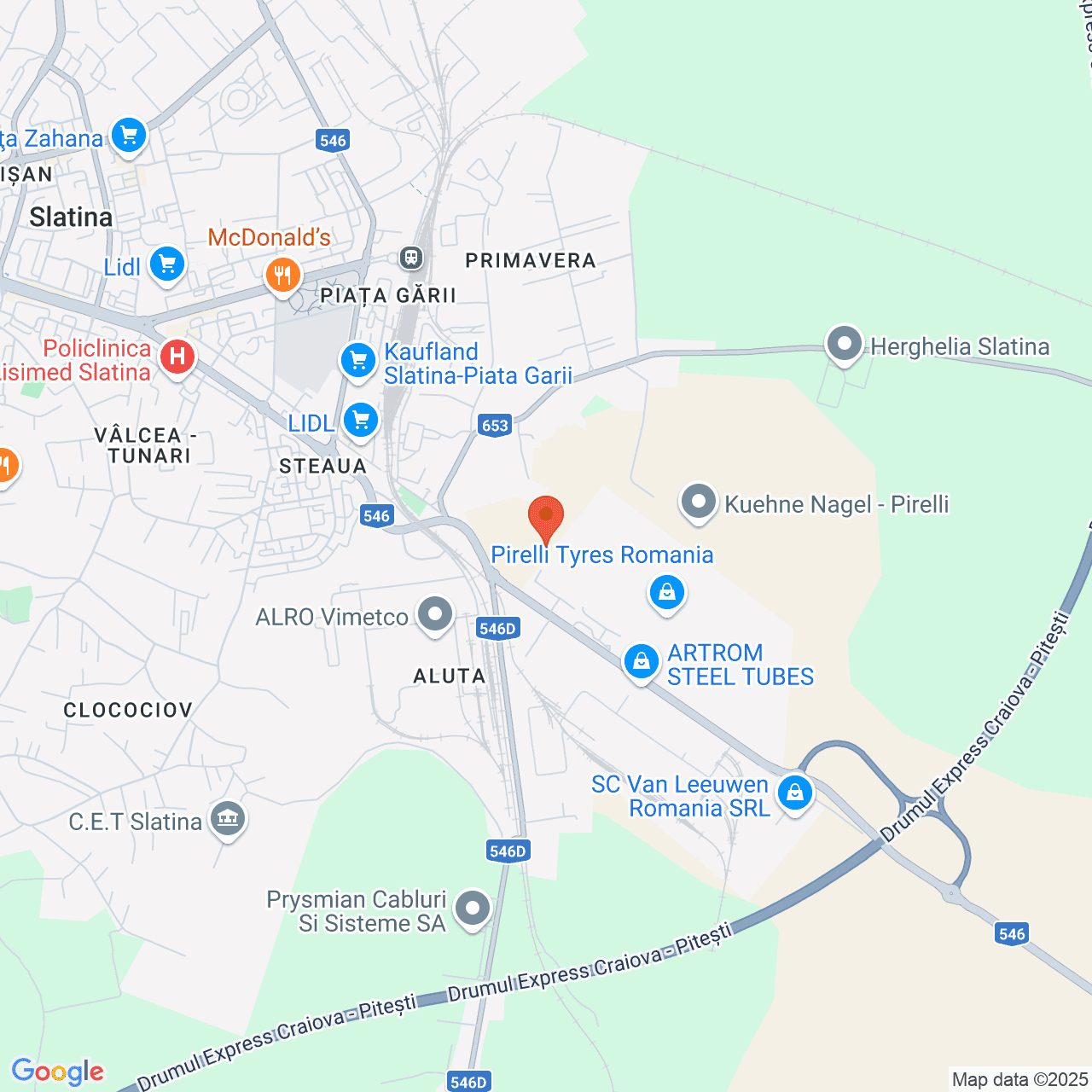 Poza harta streetview, zoom 14, adresa Slatina Olt, , judetul