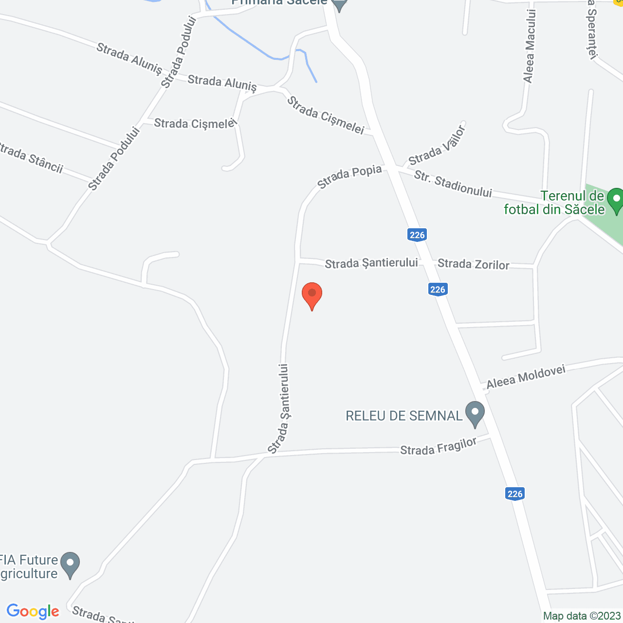 Poza harta streetview, zoom 16, adresa Sacele, str. Santierului, nr. 7B, , judetul