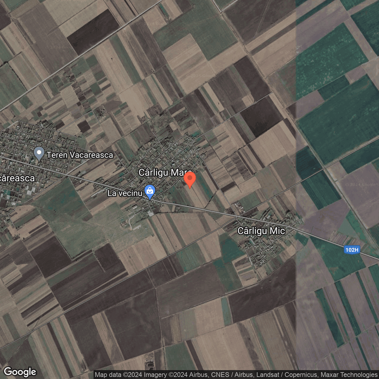 Poza harta hybrid, zoom 14, adresa Glodeanu Siliștea, Sat Cârligu Mare, , judetul