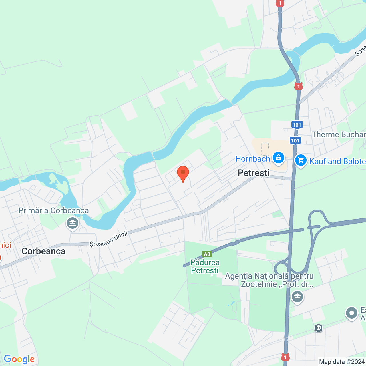 Poza harta streetview, zoom 14, adresa Balotești strada Iepruasului, , judetul