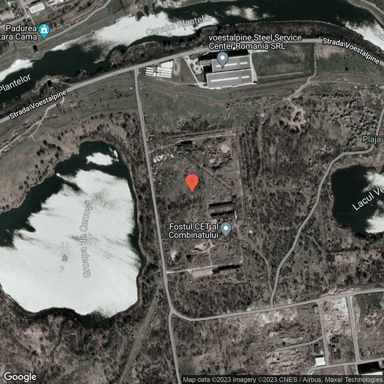 Poza harta hybrid, zoom 16, adresa Str Sloboziei Giurgiu, , judetul