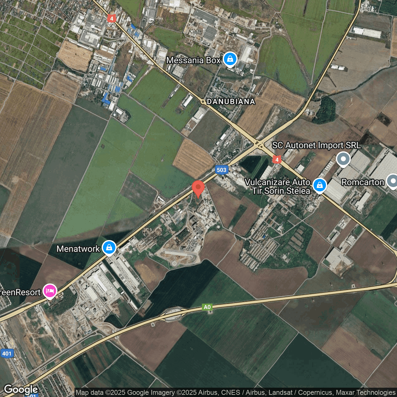 Poza harta hybrid, zoom 14, adresa Popești Leordeni, Șos. de Centură nr. 77D, , judetul