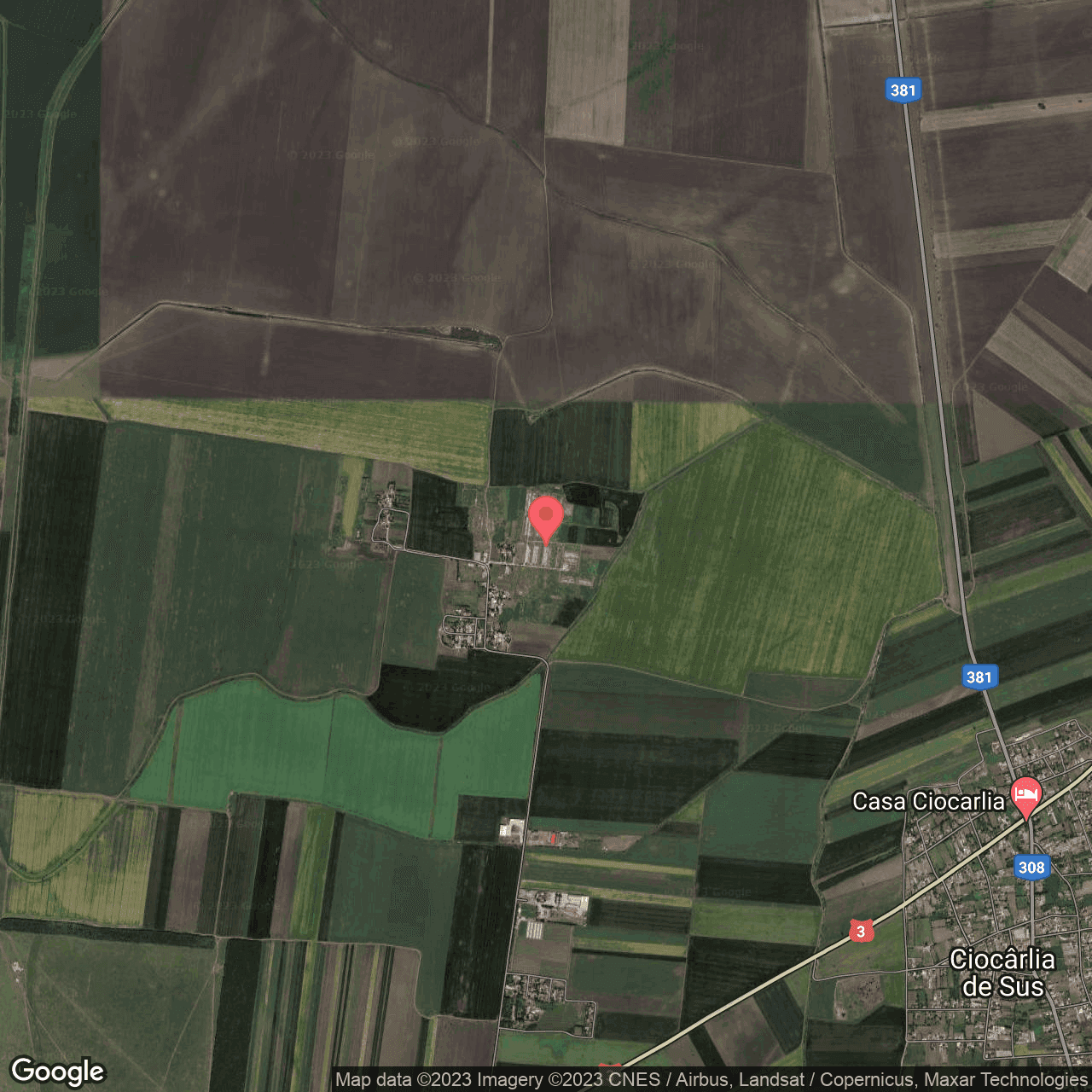 Poza harta hybrid, zoom 14, adresa Ciocarlia de Sus, Constanta, , judetul