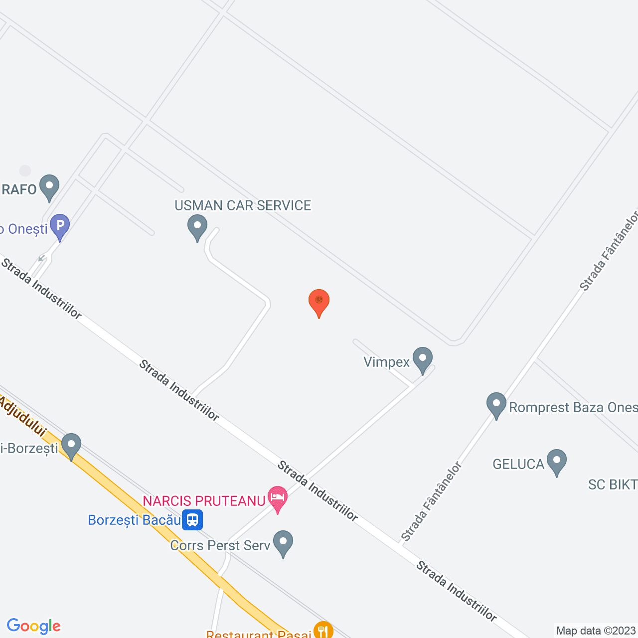 Poza harta streetview, zoom 16, adresa Onesti, , judetul